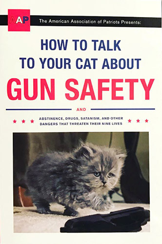 Як поговорити з кішкою про безпечне поводження з вогнепальною зброєю